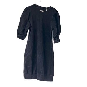 Five star girls navy distressed statement sleeve dress size 6